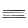 4Pcs Car Weatherstrip Window Seal 68164 35030 Black Window Seal Belt Trim Replacement for Toyota
