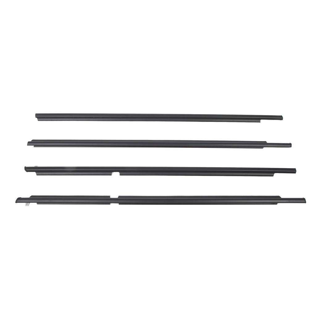 4Pcs Car Weatherstrip Window Seal 68164 35030 Black Window Seal Belt Trim Replacement for Toyota