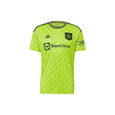 adidas Manchester United 22/23 Third Jersey Semi Solar Slime Мужская уличная одежда HE2981