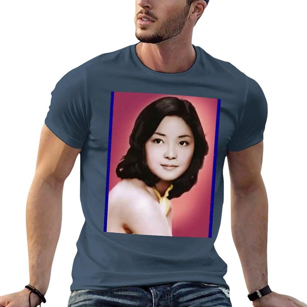 Teresa Teng TShirt Simple Casual Short Sleeve Cotton TShirt
