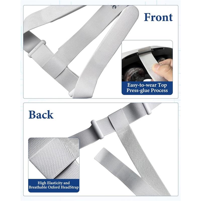 Head Strap for Oculus Quest 2 Headset, Replacement Head Strap Compatible with Meta Quest 2 Headstrap& Oculus Quest 2