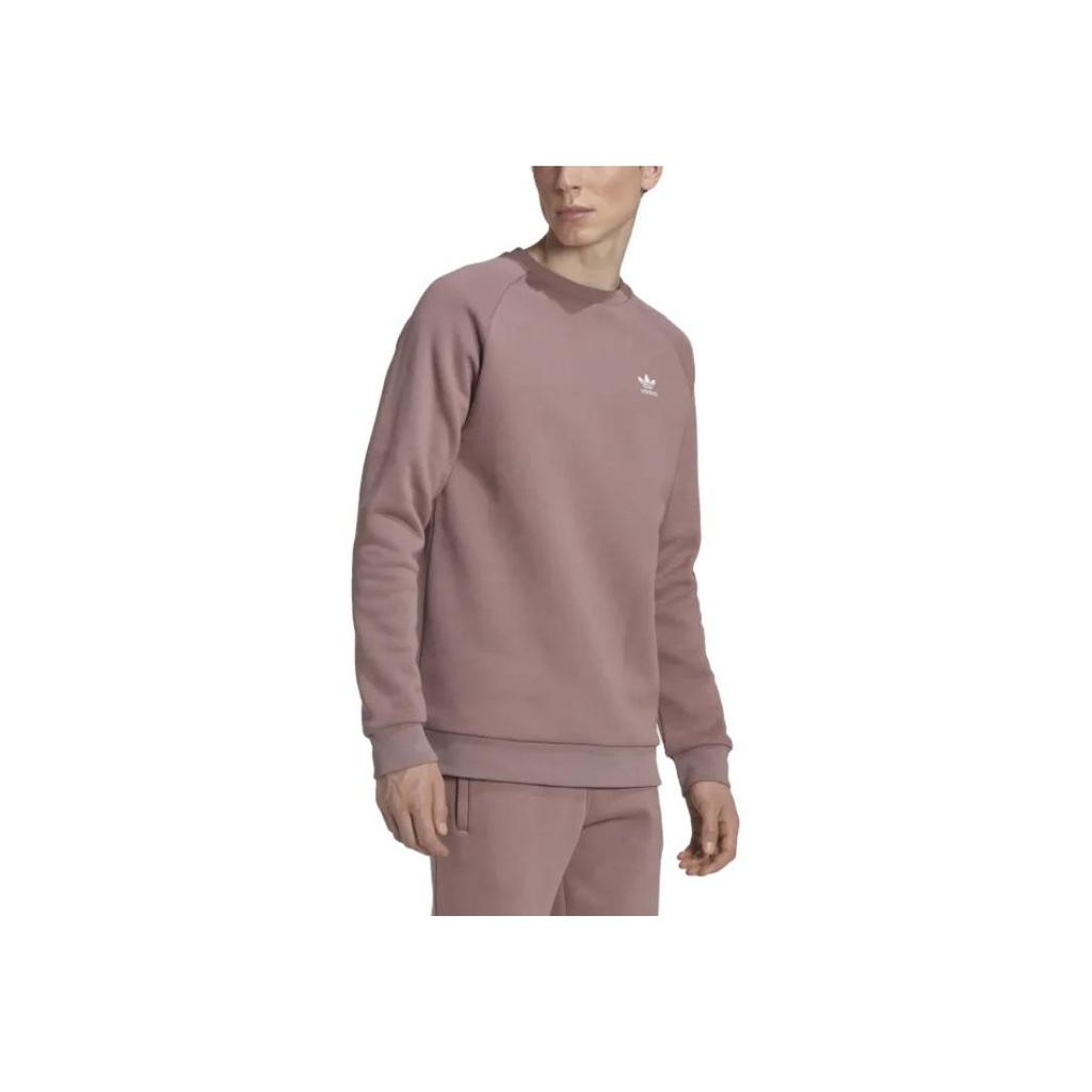 Adidas Originals Crew Neck Long Sleeve Logo Sweatshirt Men Tops Red HJ7991