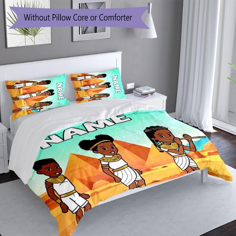 3pcs Custom Name Gracies Corner Set,Includes 1 Duvet Cover and 2 Pillowcases,All-season Bedroom Decor