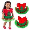 (H0826)Рождественская одежда платье для 18 дюймов American Boy Doll аксессуар для девочки игрушка