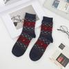 Christmas Socks For Women, Mid-calf Socks, Cute Retro Cloth Socks, Thickened Sleep Socks.