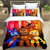 F-Five-Nights At Freddy´s FNAF Постельное белье Комплект постельного белья King Twin Double Boys Постельное белье из микрофибры или полиэстера Пододеяльник