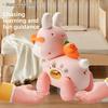 Cute and fun electric toys,crawling light and music,adorable rabbit baby toys, early education intelligence toys, baby toy gifts