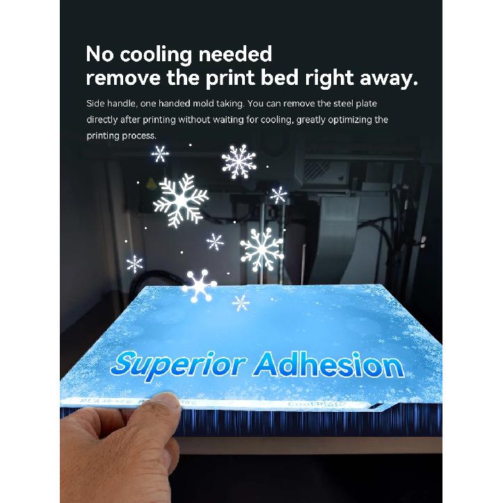 Build Plate For Elegoo Centauri Carbon Cold Plate Low Temperature Plate Double-Sided Printing 256x256mm Heat Bed 3D Printer Part