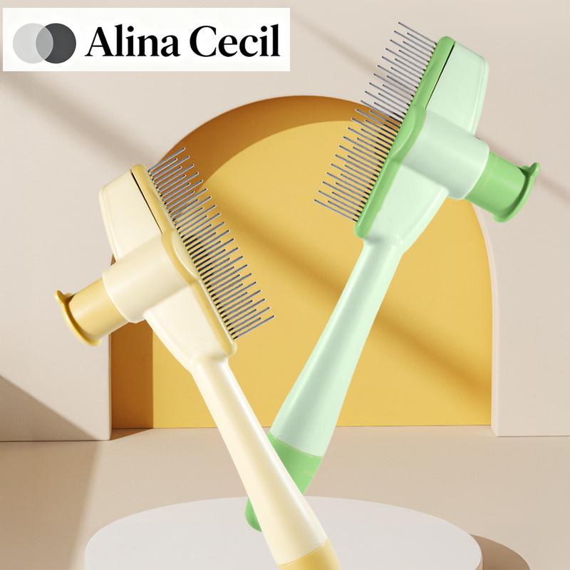 Массажная щетка для груминга кошек, расческа для питомцев, профессиональная щетка для удаления колтунов, прочная расческа для котят, аксессуары для питомцев