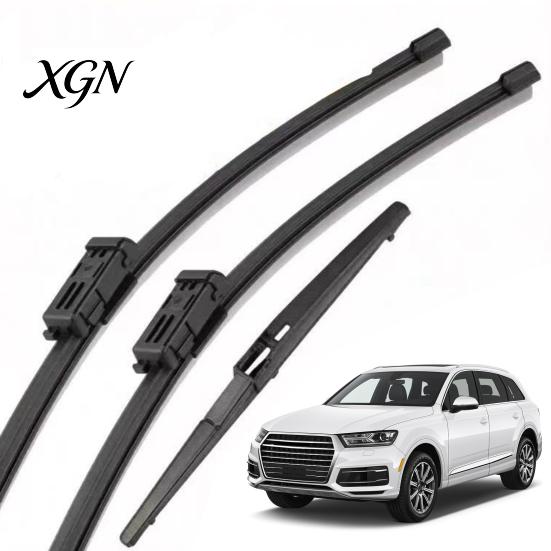Easy Installation Car Accessories 3Pcs 24" 14" 10" Windshield Wiper Blades Replacement for MG ZS ZST EV Vehicle Glass Cleaning Parts 2017-2024, Front
