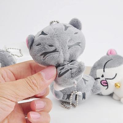 Коллекция мини-плюшевых кукол Cat Meow, симпатичная маленькая подвеска случайного цвета