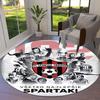 FC Spartak Trnava Round Area Rug,Carpet Rug for Living Room Bedroom Sofa Playroom Decor,Non-slip Floor Mat