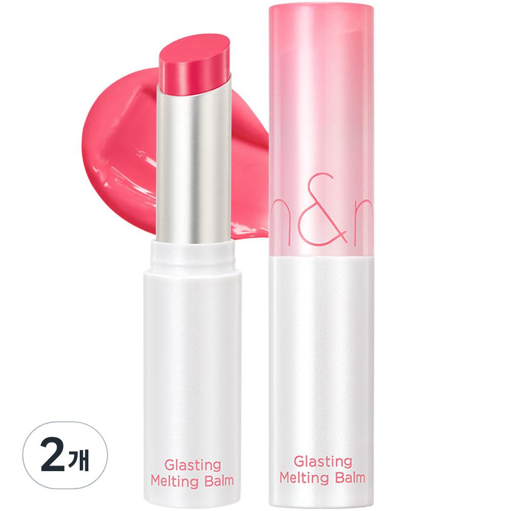 Тающий бальзам Rom&Glasting, 2 шт., 02 Lovey Pink, 3,5 г