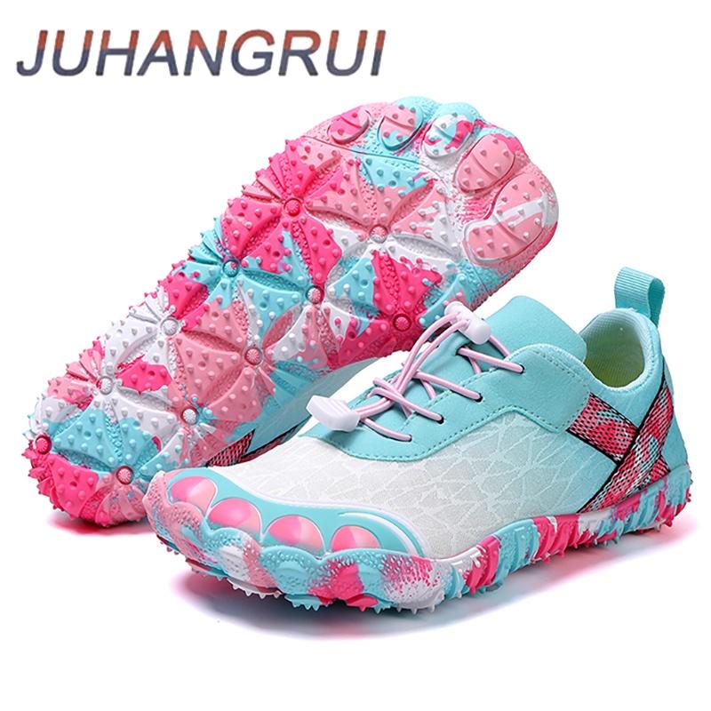 Women Men Aqua Shoes Upstream Wading Shoes Water Sports Sneakers Unisex Five Fingers Swimming Surfing Footwear Yoga Fitness Shoe
