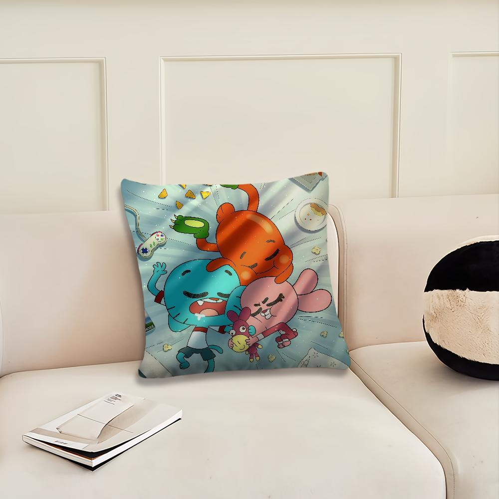 Удивительный Мультяшный Мир G-gumball Наволочка Подушка Декор Комната Дом Диван Гостиная Офис Авто Нордическая Простота