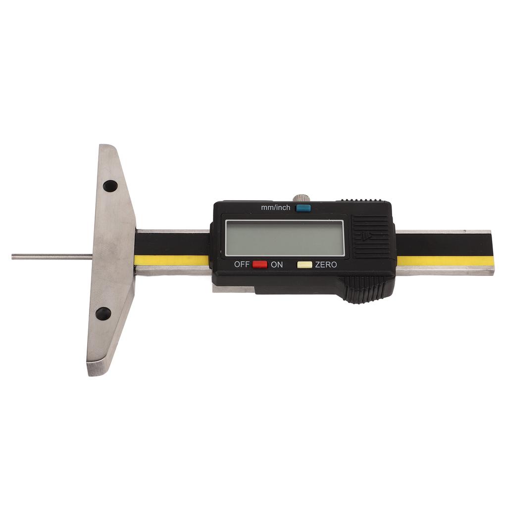 Цифровой ЖК-дисплей для измерения глубины протектора шин с преобразованием дюймов в мм, портативный для легковых автомобилей, грузовиков, внедорожников