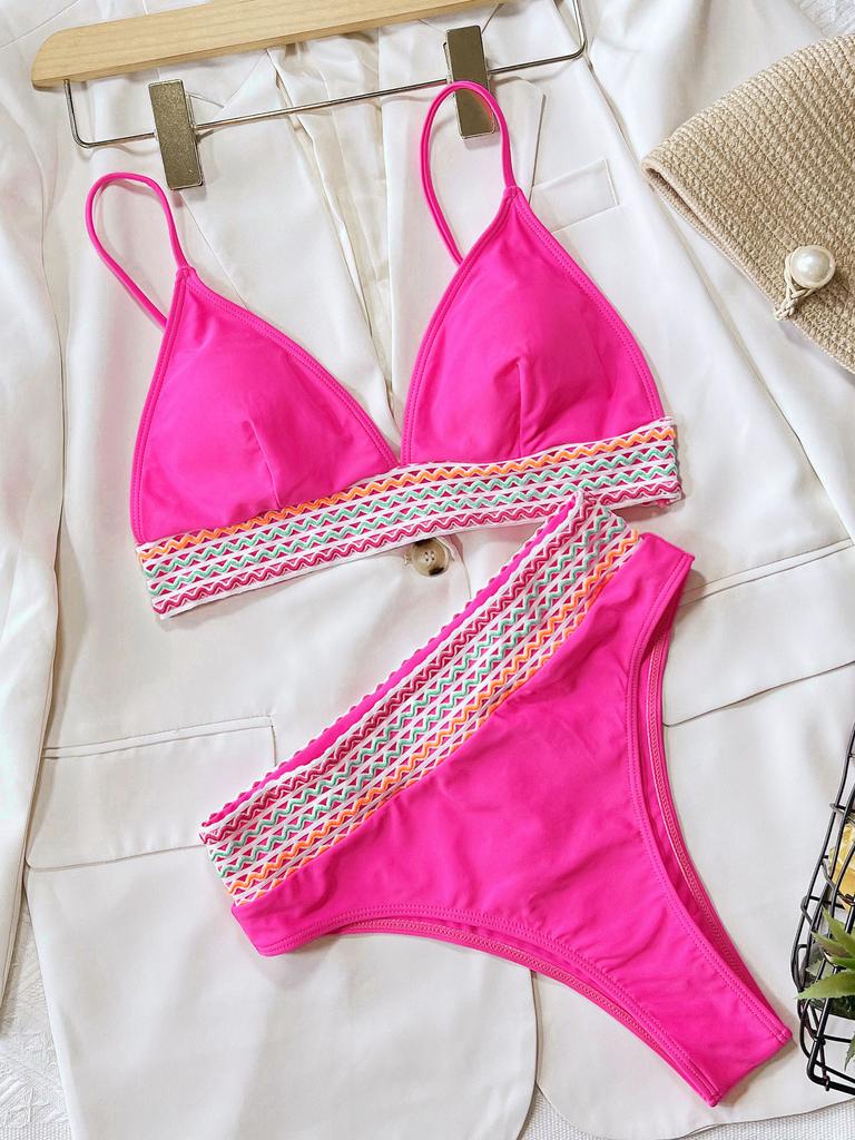 Сексуальный женский купальник пуш-ап бикини с высокой талией женский купальник с поясом бикини комплект купальный костюм