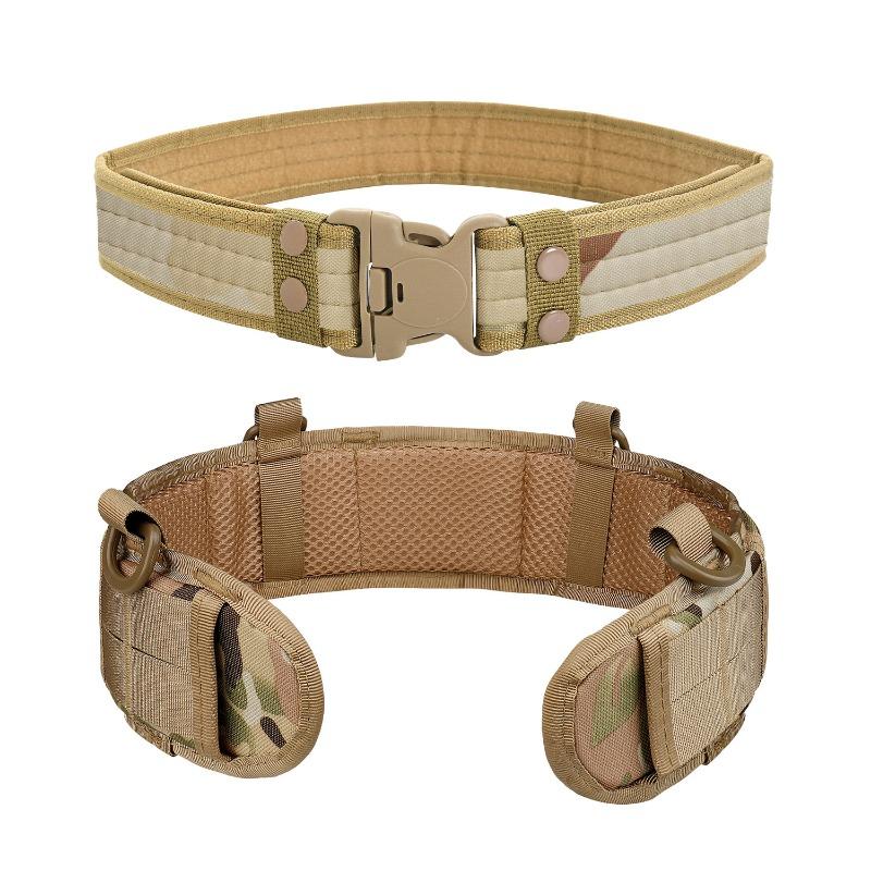 Outdoor Waist Belt Multi-Functional Quick Release Waist Seal Buckle Nylon Waistband