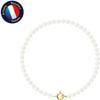 Bracelet - - Freshwater Cultured Pearls 3-4 Mm - Yellow Gold - Length 18 Cm - AAA+ Quality