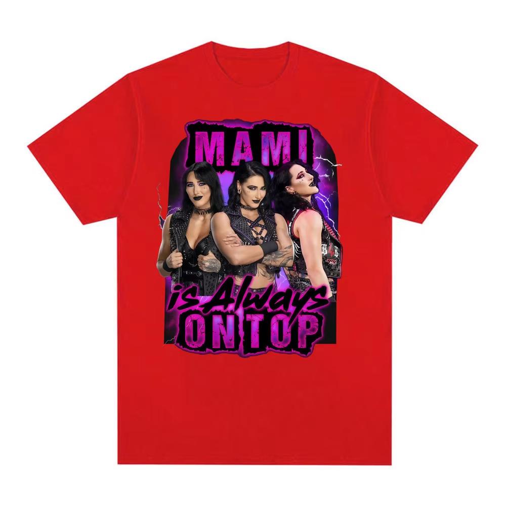 Rhea Ripley Mami Wrestling Wrestler Graphic T Shirt Unisex Unisex Fashion Retro Short Sleeve Tshirt Summer Loose Casual Tees Unisex