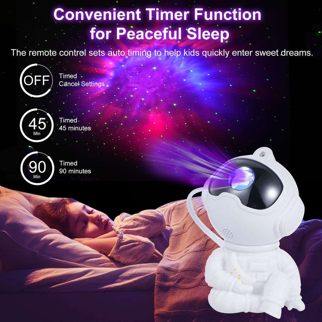 Astronaut Star Galaxy Projector Starry Nebula Projection Light Bedroom Decoration Night Light
