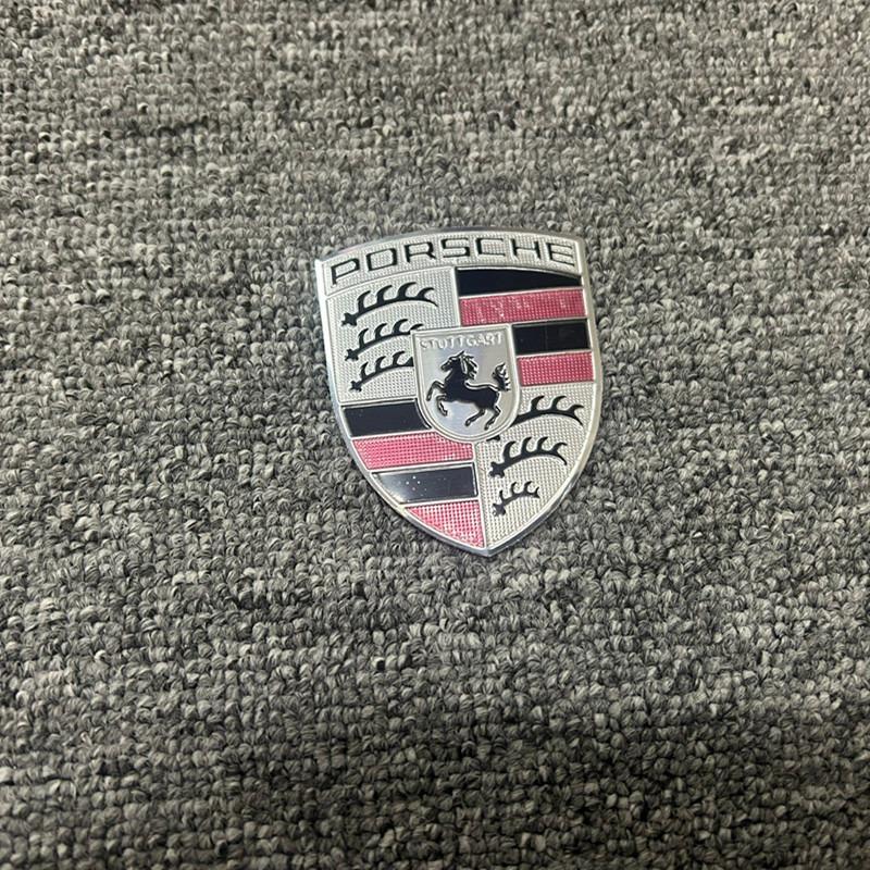 AABKW1 3D Aluminum Car Badge Sticker Body Trunk Decoration Decal Modification Accessories For Porsche Macan Panamera Cayenne Cayman 911
