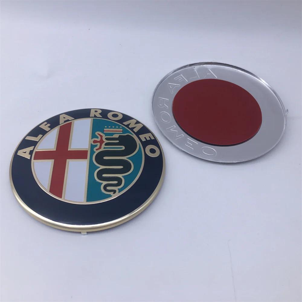 Car Stickers For Alfa Romeo 200pcs 7color 74MM for Alfa Romeo Giulia Stelvio Giulietta147 Mito Tonale Brera Disco Vola Steering