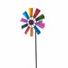 Metal Windmill Stake Water Resistant Outdoor Garden Iron Rotating Windmill Decoration for Yard Patio