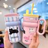 316 Stainless Steel Straw Water Cup Large Capacity Insulated Cup Insulated Water Bottle Office