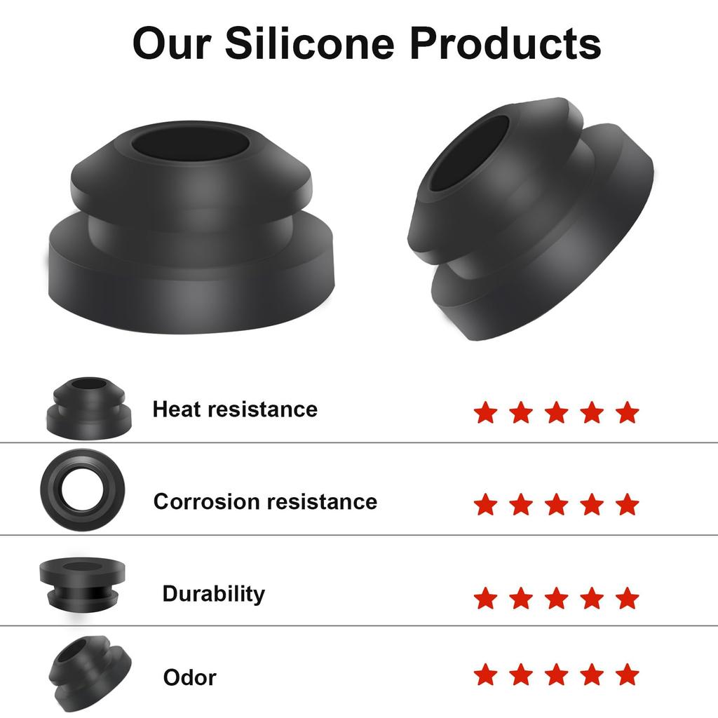 30 шт. Резиновые втулки для автодома - 5 мм Подставки/ножки/заглушки для кастрюль для Dometic/Smev/Thetford