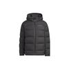 Heavyweight Goose Down Jacket With Hood And Fitted Long Sleeves Men Outerwear Black IL8965