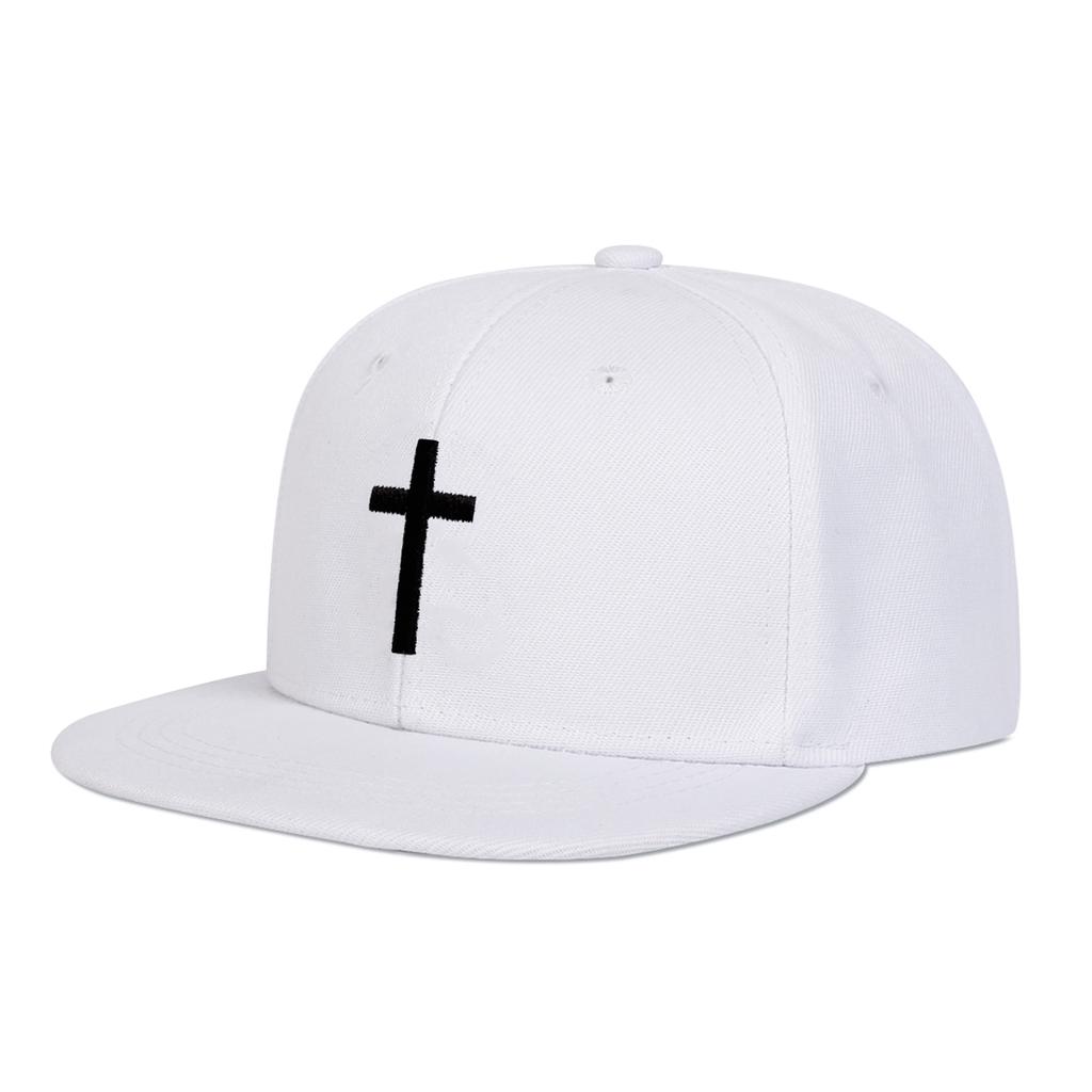 Children Cross Embroidery Adjustable Hip Hop Baseball Hat Spring Autumn Outdoor Leisure Hats Travel Accessories for Boys Girls