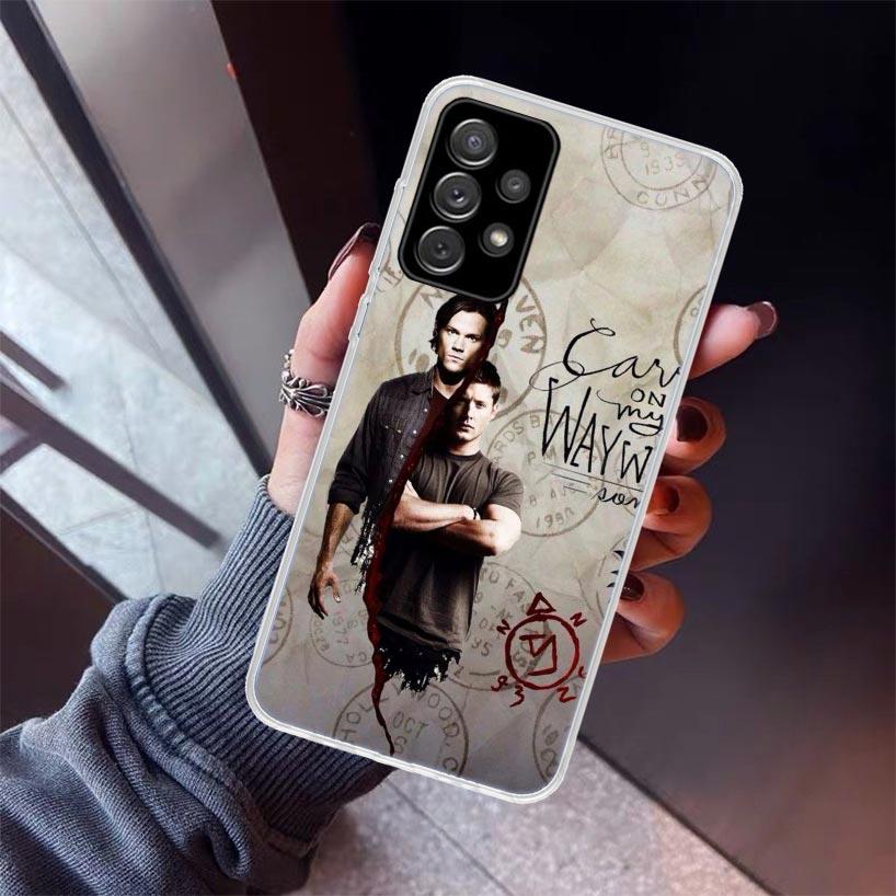 Чехол для телефона Supernatural SPN Дин Сэм для Samsung Galaxy A52 A51 A50S A32 A22 A12 A02S A72 A71 A31 A70 A30S Note 20 Ultra 10 Plus