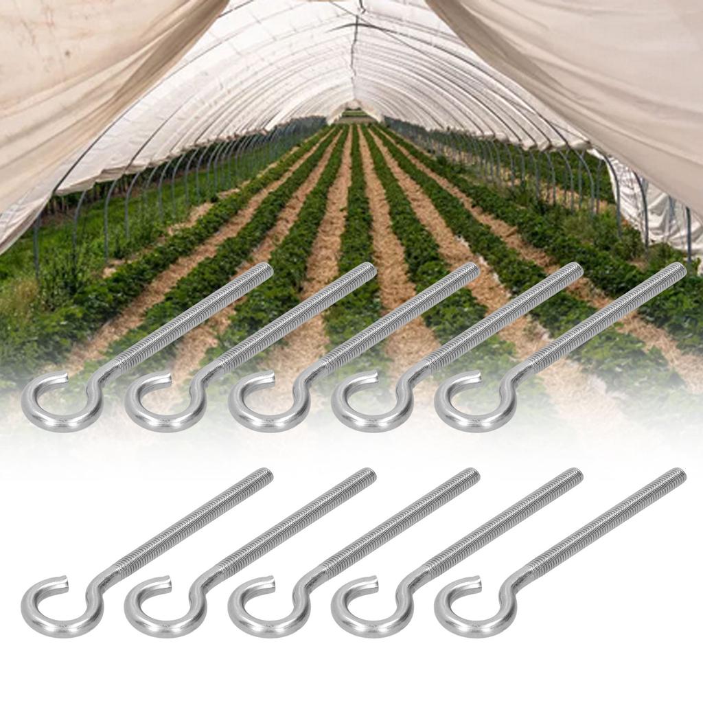 10 шт. M6 кольцевой болт из нержавеющей стали 304 сетка для солнцезащитного навеса резьбовое кольцо винт крюк принадлежности для теплицы
