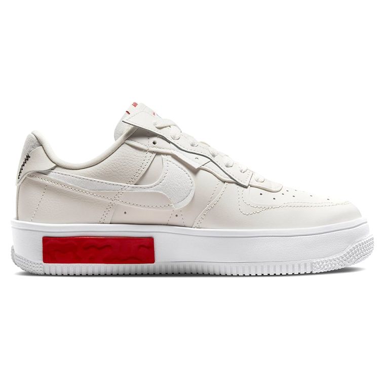Nike Кроссовки женские Nike Air Force 1 Fontanka Phantom University Red Серые Белые DH1290-001