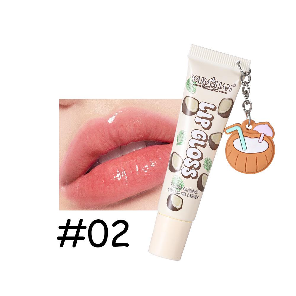 6 цветов Фруктовый блеск для губ Кристально чистая Желейная помада Лубрикант Контур губ Желейный мешочек Блеск для губ Стеклянные губы Уход за губами