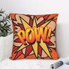 POW Comic Book Sofa Pillow Cover, Decorative Cushion Cover (40X40Cm) (45X45Cm) VR Bedding
