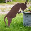1 Pc Rustic Rusty Metal Cat Garden Statue Durable Freestanding Lawn Ornament Ideal for Mother's Day Gift Perfect for Garden & Patio, Garden Decoration