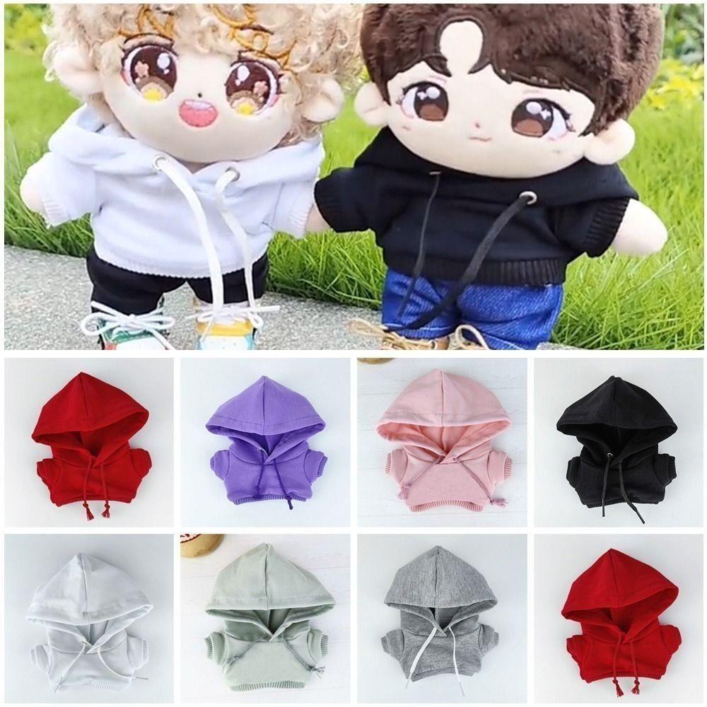 Kids Toys Sweatshirt Outfits Cute Fashion Clothes Handmade Hoodies for 10/15cm Cotton Dolls