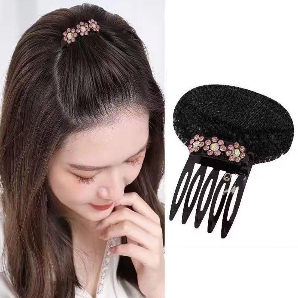 New Hair Bun Hair Pad Princess Styling Tools Fluffy Wig Hair Pad DIY Thickening False Hair Clip Girl