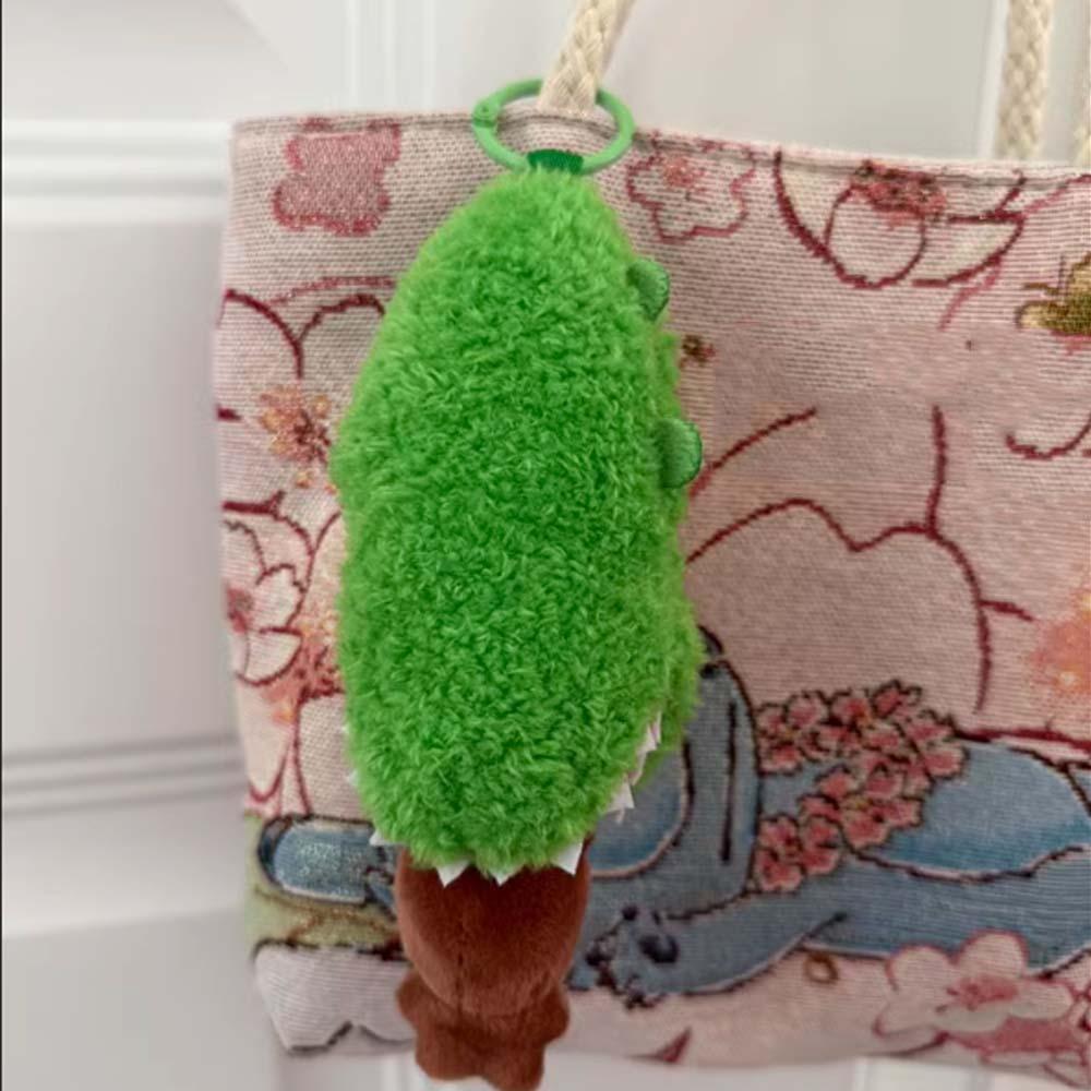 Мягкая кукла-медведь на шнурке, забавное плюшевое животное, брелок для ключей, розовый мультяшный крокодил, подвески для девочек