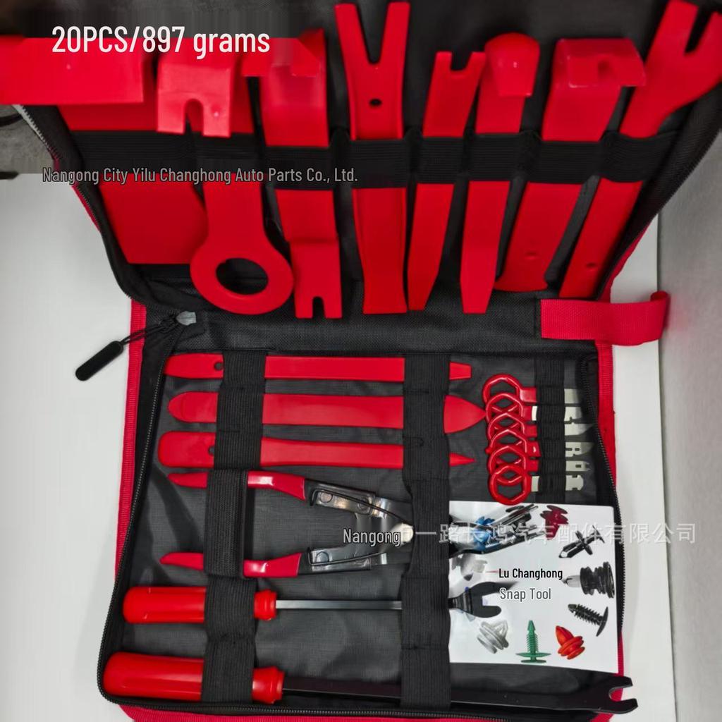 Набор монтировок и отверток для ремонта автомагнитол – 19/20/25/38/40/439 шт. с сумкой для инструментов