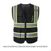 Дышащий сетчатый жилет с широкими светоотражающими полосами для использования на складе