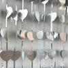 10 ШТ. Мерцающие Занавески из Мишуры с Дизайном Сердечек 1м X 2м Декорации для Фотозоны Свадьба Юбилей