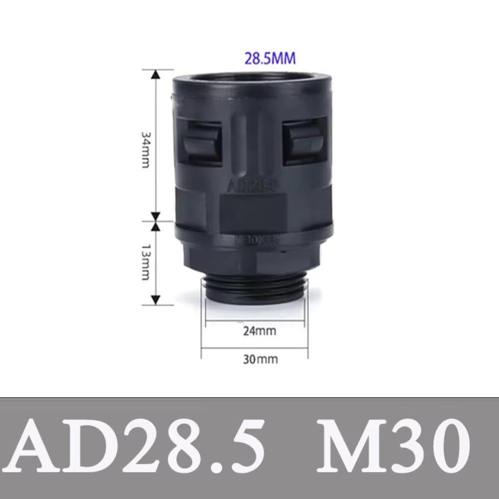 Multisize Corrugated Pipe Joint Plastic Bellows Joint Plastic Tube Connector PP Corrugated Pipe