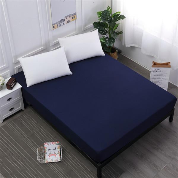 Multi Size Bedding Sheets Fitted Sheet Deep Pocket Bed Mattress Cover Quilted Mattress Protector Bed Cover No Pillowcase