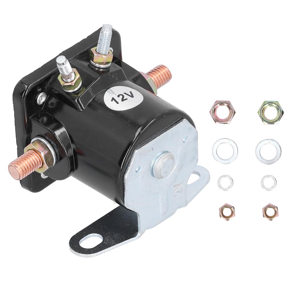 Реле стартера Контактор постоянного тока SW‑3 Реле магнитного переключателя двигателя с гайкой и шайбой для OMC JOHNSON 35 35 л.с. 1976‑2001