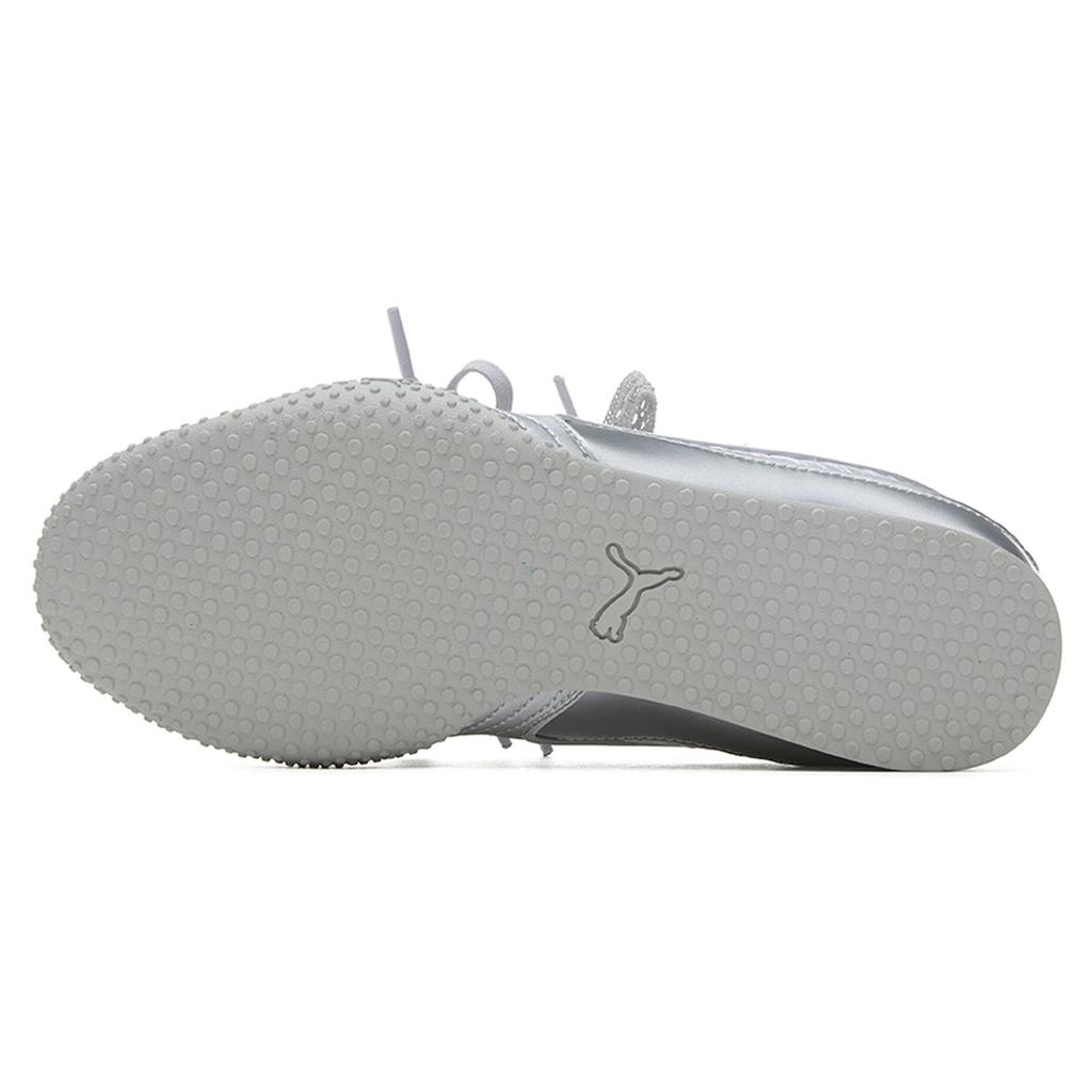 Puma Bella V2 Glam Весна Лето Прохладные Кроссовки на Тонкой Подошве Тренировочные Мятые Шелковый Сатин Повседневные Низкие Кроссовки Унисекс Серебряный 406796-03
