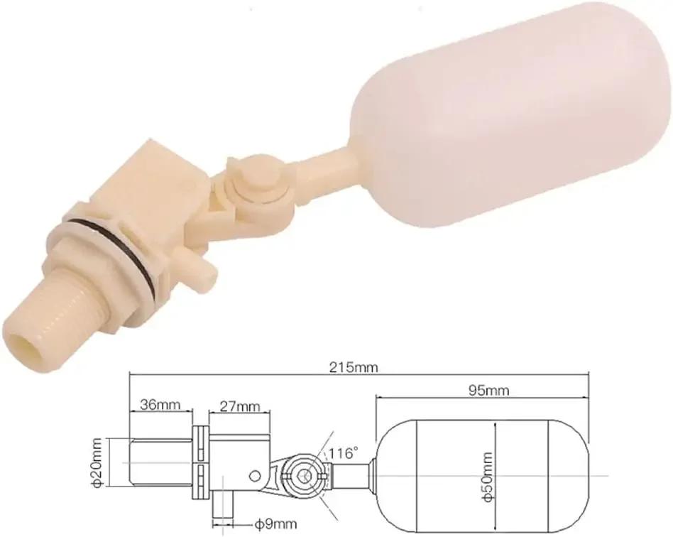 Автодом Караван Автозаполнение Адаптер Сетевой Воды Замена Поплавкового Клапана для Aquaroll Aquaruis Rolly Poly Автомобильные Запчасти