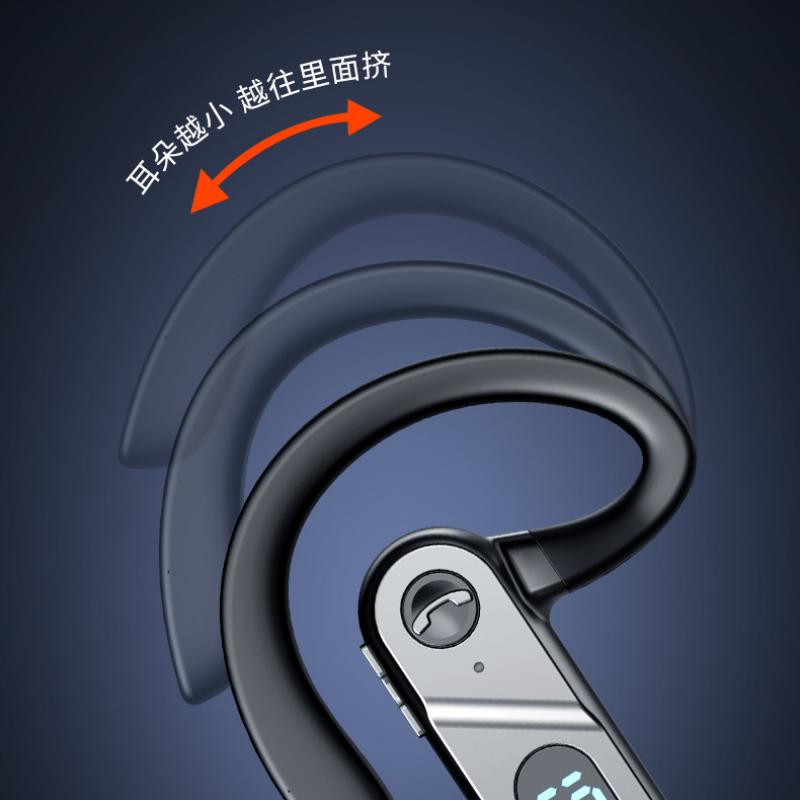 Беспроводная Bluetooth-гарнитура с подвесным ушным вкладышем Спортивная деловая голосовая связь Ответ Монофоническая концепция Костная проводимость